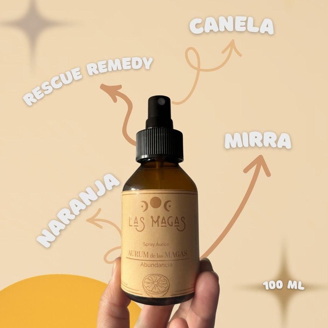 Spray Áurico Abundancia - Aurum de la maga